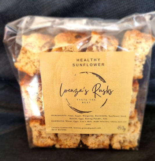 Lorenza's Healthy Sunflower Rusks