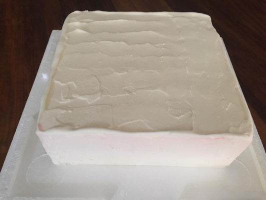 Small Square White Ice Cream Cake - Only Available Locally - Free Delivery