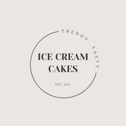 Small Square White Ice Cream Cake - Only Available Locally - Free Delivery